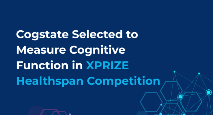 Cogstate Selected to Measure Cognitive Function in XPRIZE Healthspan Competition to Revolutionize Healthy Aging